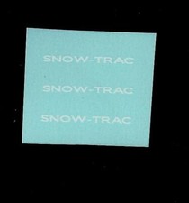 MATCHBOX TRANSFERS/DECALS - 35b SNOW-TRAC