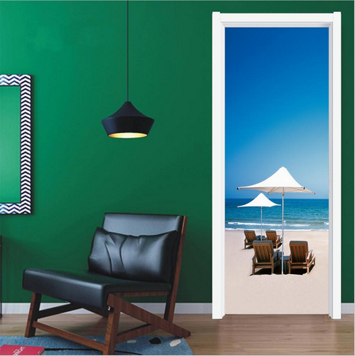 PVC Sonnenblume Landschaft Kunst Wandtattoo Wandbild 3D Türaufkleber Zuhause Zimmer Dekor - Bild 31 von 95
