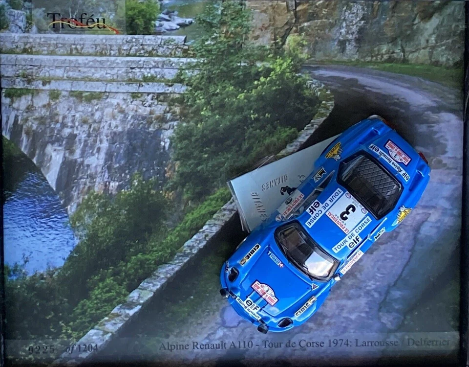 1/43 Trofeu LMA06 Alpine Renault A110 1800 1974 TDC #3 Larousse & Delferier L/E - Image 3 of 4