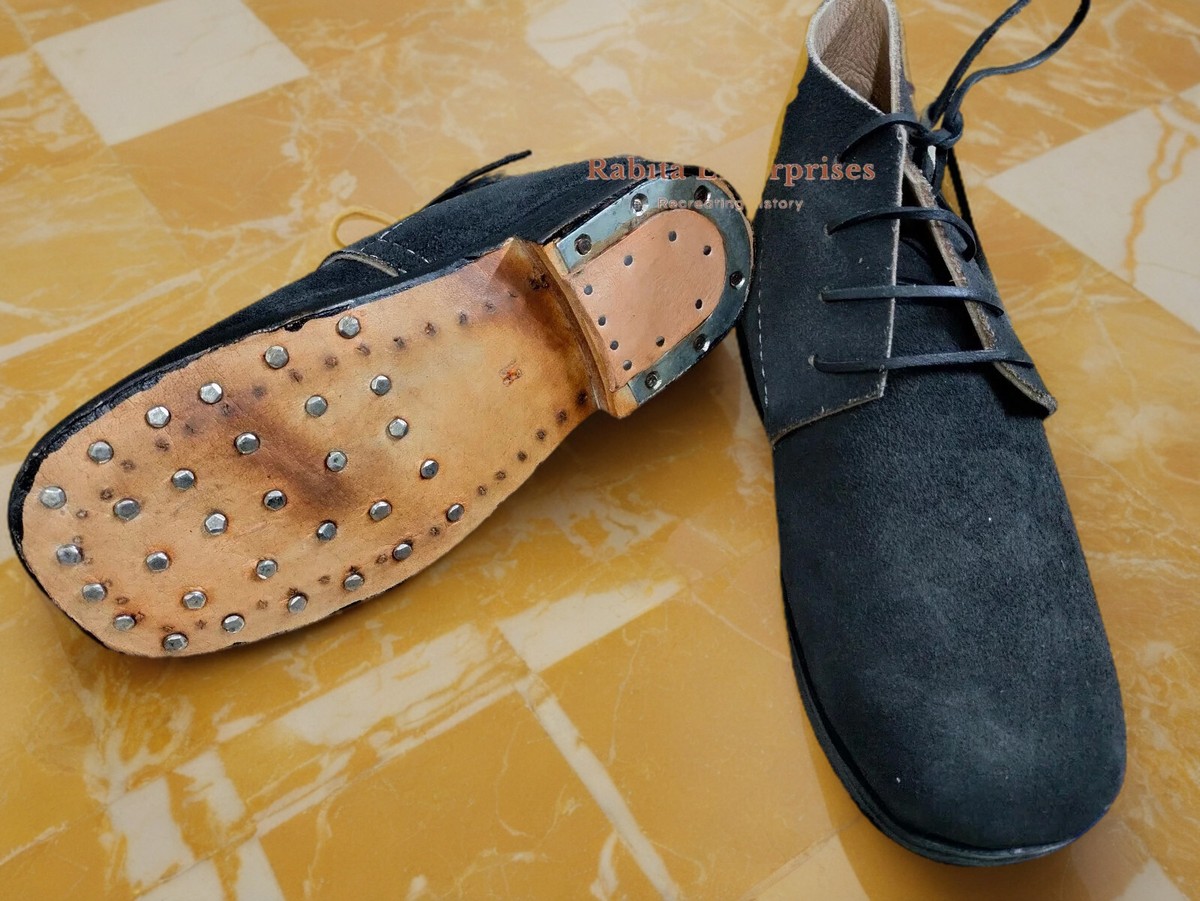 Civil War Brogan With Hobnails Heel Plate Us Size to Size 15