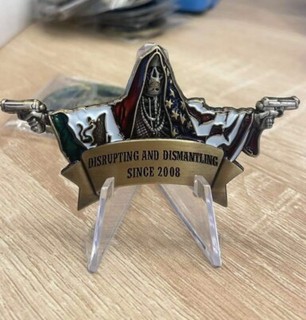 FBI Tucson OCDET Narcotics Police Challenge Coin DEA