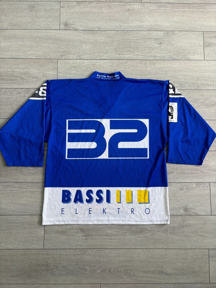 Maillot De Hockey EHC Arosa Suisse - Marque Yvette, Taille XL, Bleu, Occasion Bon état