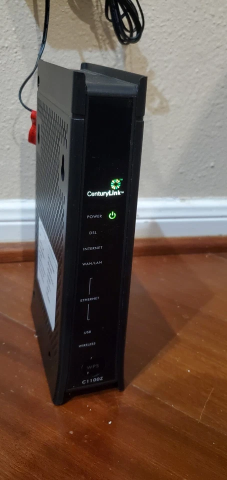 Zyxel C1100Z 802.11n Wireless Gateway CenturyLink WIFI Modem Router With 2 Cable - Image 2 of 4