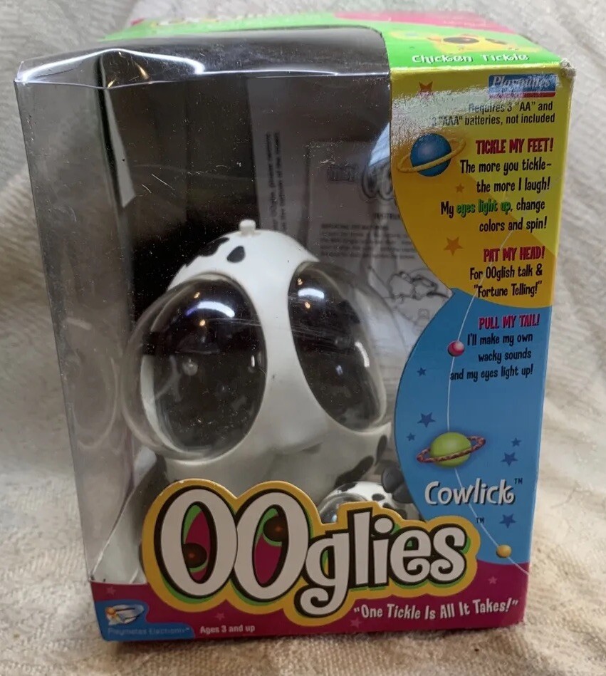 Ooglies 1999 Cowlick Interactive And Keychain Cowlick Toy For