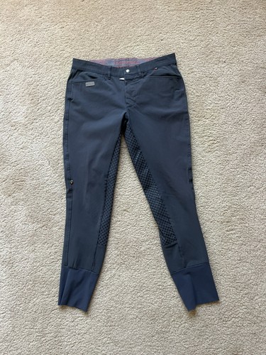 FORHORSES Riding Pants Women’s 44 Blue Gray For Horses Made in Italy - 第 1/11 張圖片