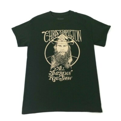 Stapleton Brand Green Short Sleeve 2019 All American Road Show Concert T-Shirt S