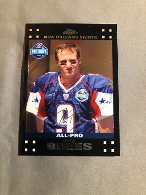 2007 Topps Chrome DREW BREES #TC157 New Orleans Saints *MR29