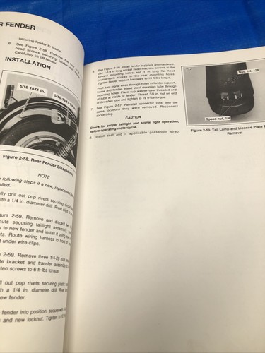 HARLEY DAVIDSON MOTORCYCLES 1991 XLH MODELS SERVICE MANUAL P/N 99484-91 - Picture 9 of 13