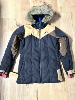 Picture Expedition Line Jacke black/brown/beige Size L