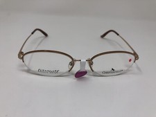 Chesterfield Eyeglasses Frame 714 0SD2 48-16-130 Bronze Gold Half Rim NL83