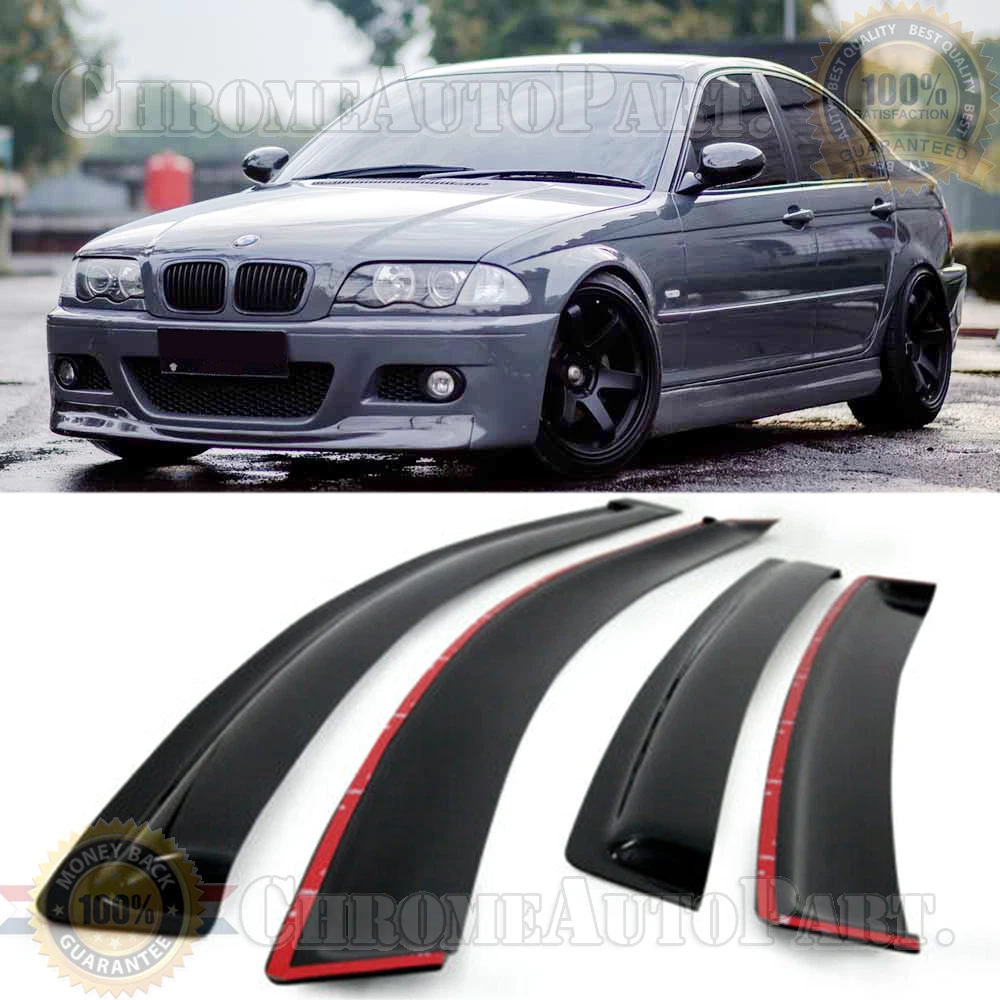 E46 cheap rain guards