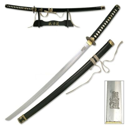 #ad #ad Kill Bill Bride#x27;s Sword Replica Movie Katana Lion Engraved Blade w Display Stand $49.45