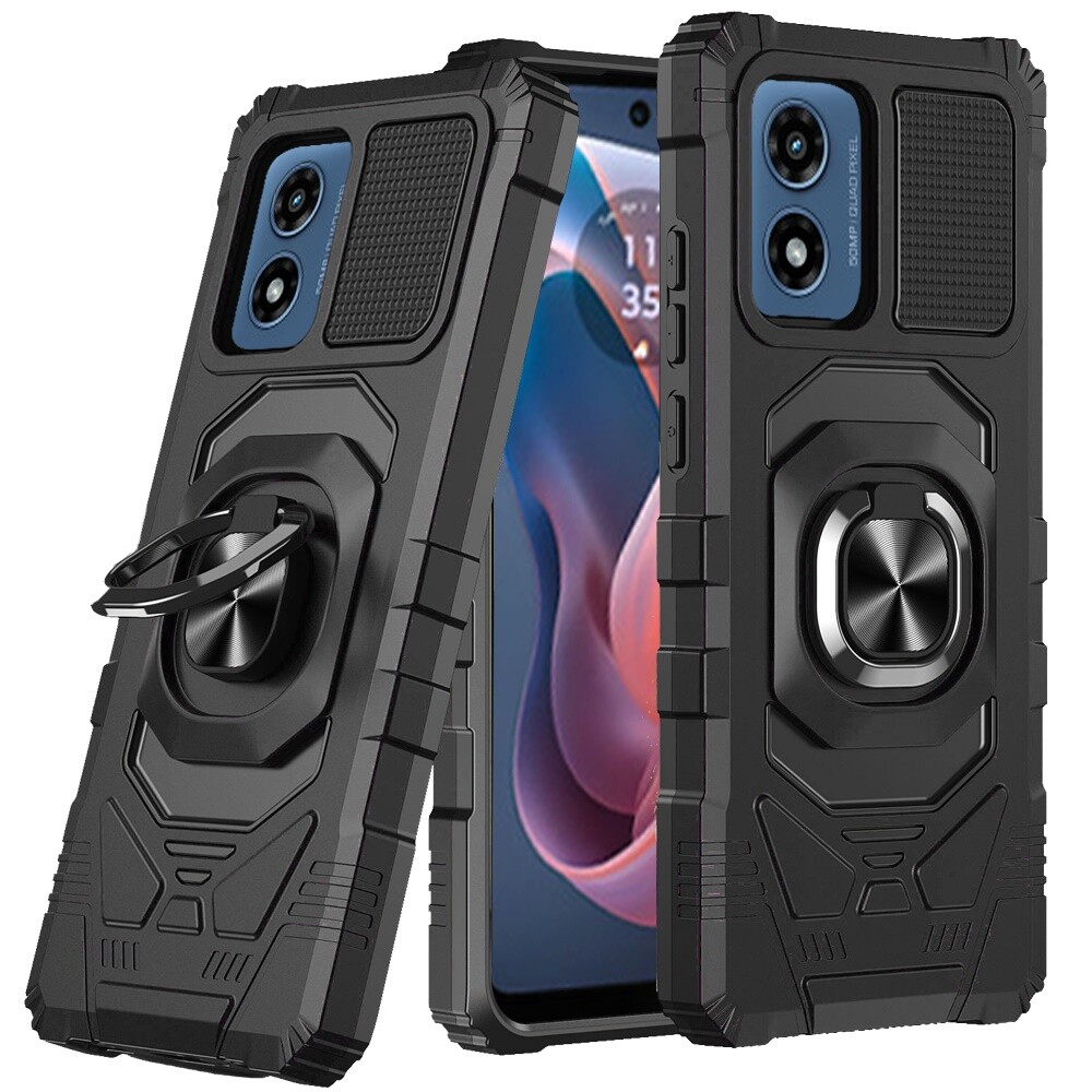 For Motorola Moto G Play 2024 ​XT2413V Robotic Ring Hybrid