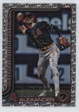 2025 Topps Series 2 Topps Foil Pattern Blaze Alexander #499 1q63