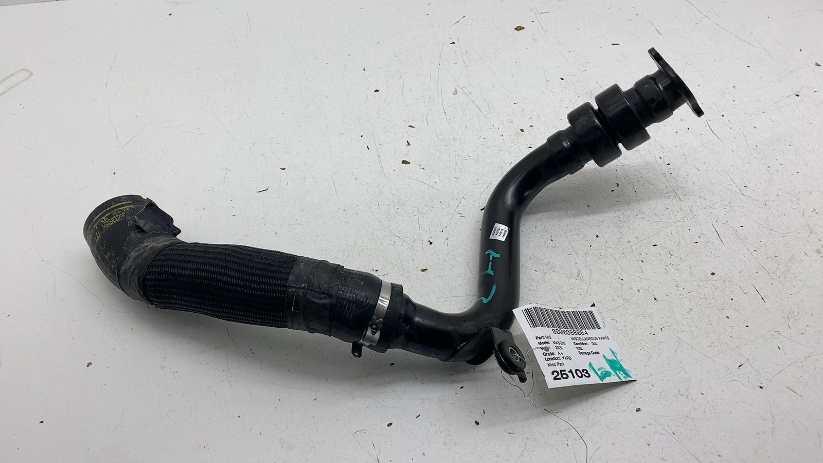 ⭕ 2014-2020 Maserati Ghibli Left Engine Intercooler Air Duct Hose Pipe 670038535