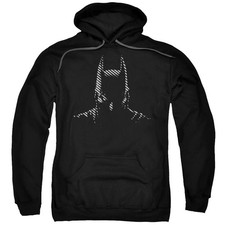 Batman Noir Mens Hoodie Black Officially Licensed