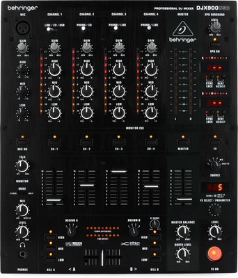 Behringer Pro Mixer DJX900USB 4-channel DJ Mixer