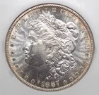 1887 "S" Morgan SILVER Dollar $1 NGC MS62 #003 Unc Uncirculated ECC&C, Inc.