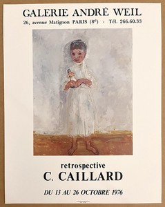 Christian CAILLARD — Affiche originale d'exposition, Galerie André Weil, Paris — vue 1 sur 5