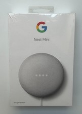 GOOGLE Nest Mini (2nd Gen) with Google Assistant - Chalk  (Brand New)