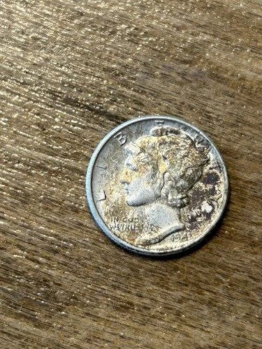 1943 Mercury Dime AU