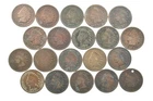 Lot 20 1800's 1890-1899 Indian Head Penny Cents US Coin Collection 2/5 Roll *349