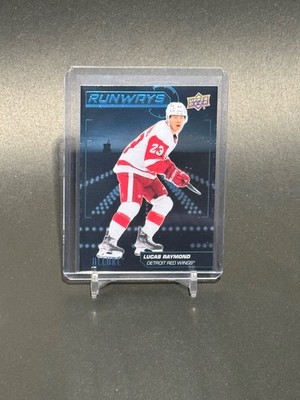 2022-23 Upper Deck Allure #RW-13 Lucas Raymond Runways Detroit Red Wings