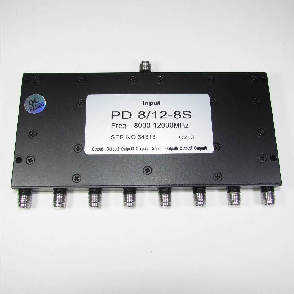1PCS NEW FOR 8-Way Power Divider PD-8/12-8S 8-12GHz 20W X band RF microwave SMA