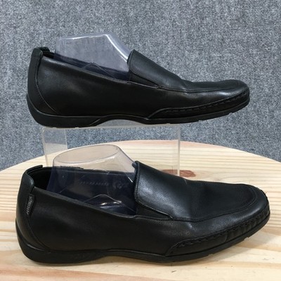Mephisto Edlef Loafer Shoes Mens 9.5 Casual Low Top Moc Slip On Leather Black