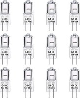 Caldarax 12 StüCk G4 20W HalogenglüHbirne 12V, Dimmbar 2700K Warmweiß, 280LM, 2