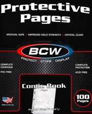 Pro Comic Page (100 CT. Box) | Acid-Free PVC-Free Comic Book Protector Sleeve