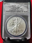 2019  American Silver Eagle ASE Dollar SHOPCSNTV ANACS MS 70 #0852 OF 4125#T3064