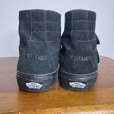 RARE Vans Sk8-Hi Deconstructed x Metallica James Hetfield Black Skate 7.5