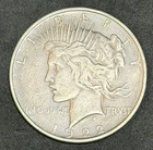 1922-D Peace Dollar $1 - 90% Silver , No Reserve #628