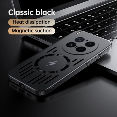 For ViVO X300 Pro, Luxury Hollow Out Heat Dissipating Magnetic Shell Cover Case