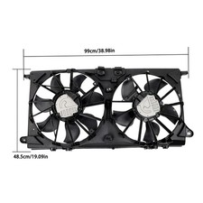 Labwork Radiator Cooling Fan w/ Brushless Motor 2021-2022 2023 For Ford F-150
