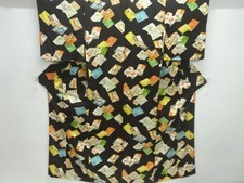 24047# JAPANESE KIMONO / ANTIQUE KIMONO / SILK / BOOK