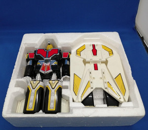 Vintage Figurine Jetman Noir + Jet Speeder Bandai 1991 Popy