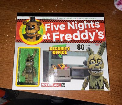 McFarlane Toys Five Nights at Freddy's Security Office Set w/ Springtrap Figure
