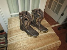 Durango Youth Size 5 M Lil' Rebel Pro Western Square Toe Boots Brown DBT0219Y