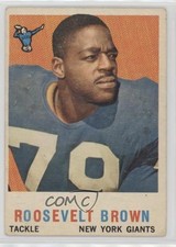 1959 Topps Rosey Brown Roosevelt Brown #114 HOF 06l5