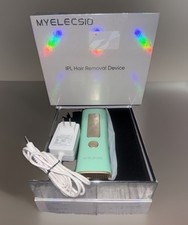 MYELECSIO IPL Hair Removal Device with Ice Cooling  5 Energy Levels   Safe,...