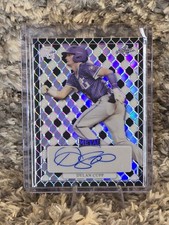2022 Leaf Metal Perfect Game Dylan Cupp Black Refractor Auto /10