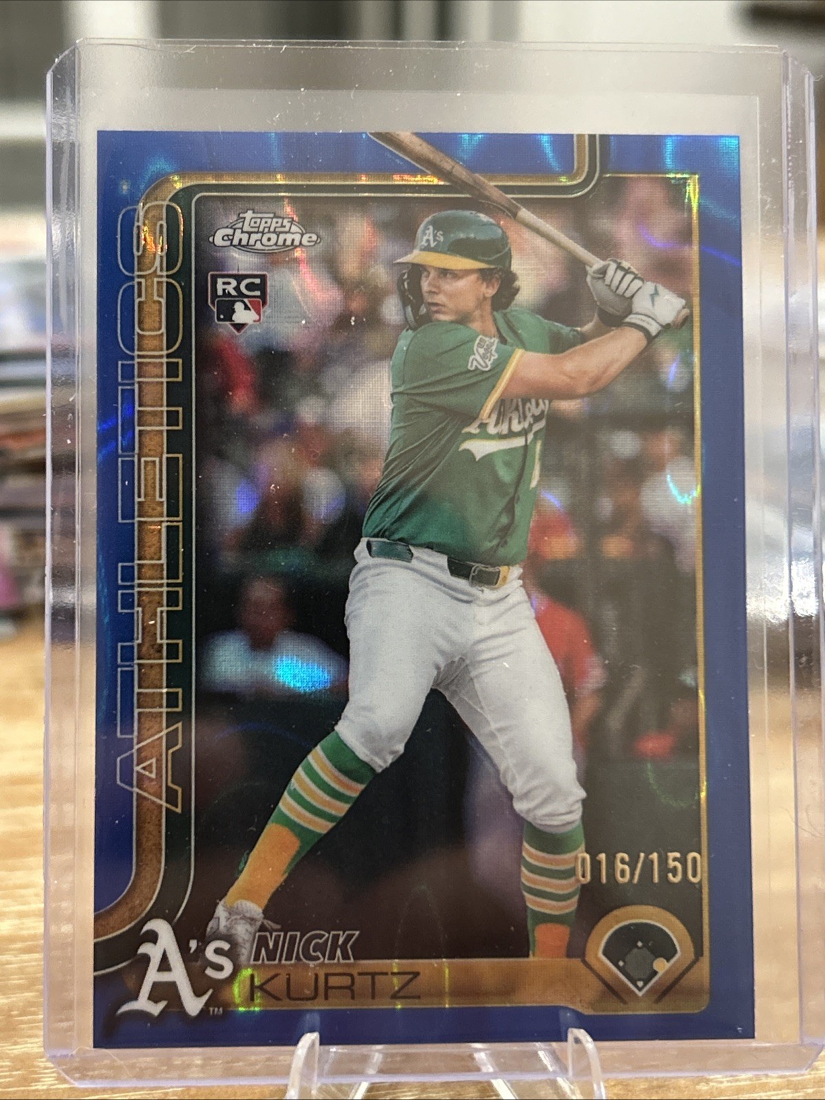 2025 Topps Chrome Update  - Nick Kurtz #USC178 Blue Lava Refractor /150 (RC)