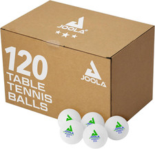 JOOLA Training 3 Star Table Tennis Balls 12, 60, or 120 Pack - 40 Mm Regulation