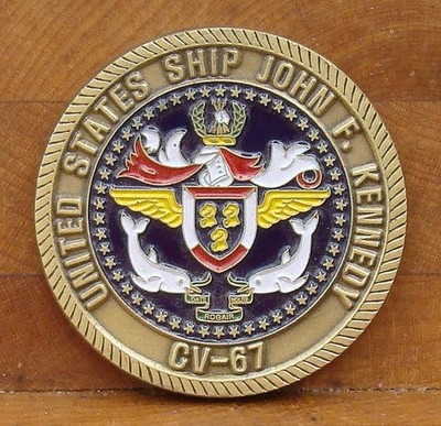 USS John F. Kennedy  (CV-67) Challenge Coin