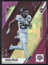 2022 Panini Chronicles Draft Picks Phoenix Purple 6/49 Isaiah Spiller #30