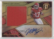 2019 Panini Gold Standard Rookie Jersey Jumbo 70/99 Mecole Hardman Jr Auto v9t