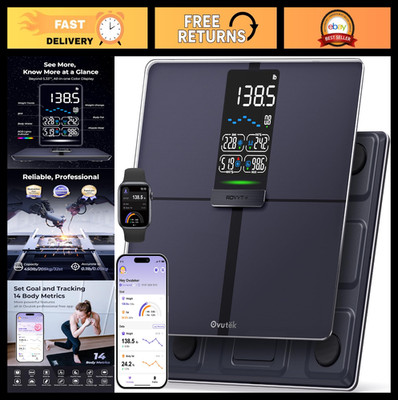 Smart Body Weight Scale - BMI, Body Fat, Muscle Mass, Accurate Digital Weighing