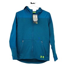 Under Armour Youth Storm Cold Gear Full Zip Water Repellent Jacket Large